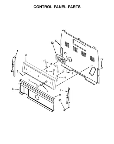 Control panel parts
