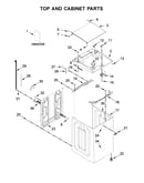 Top and cabinet parts