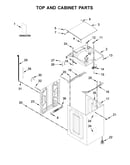 Top and cabinet parts