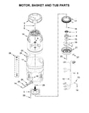 Motor, basket and tub parts