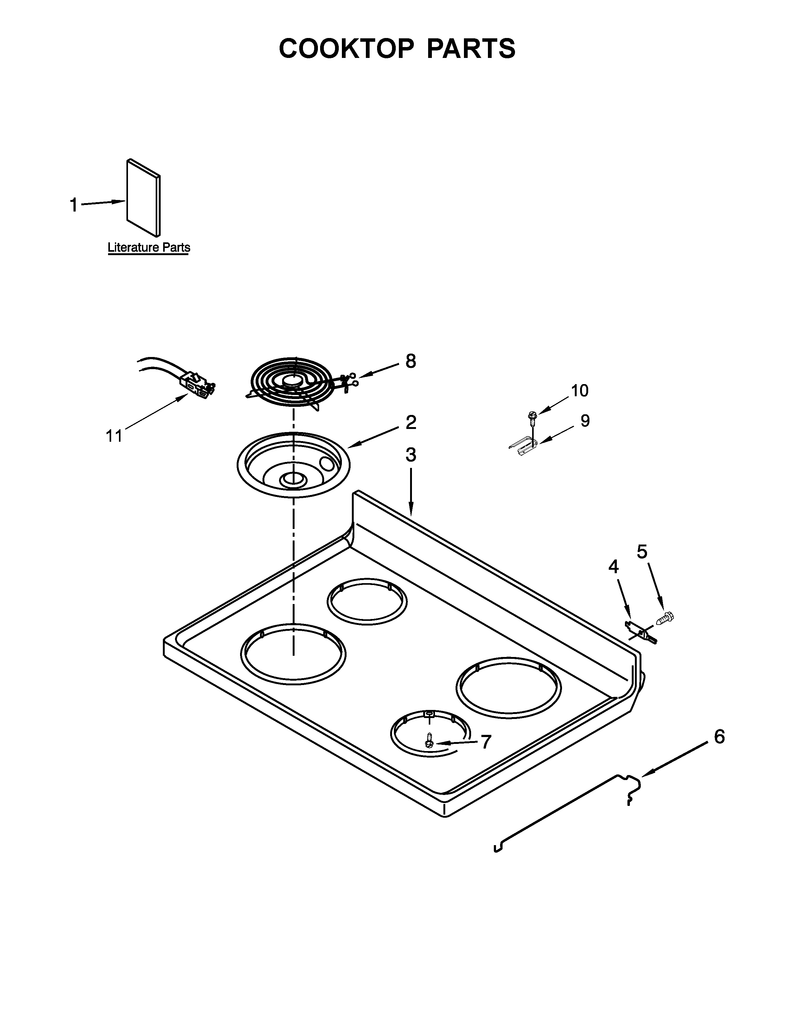 COOKTOP PARTS