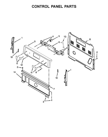 Control panel parts