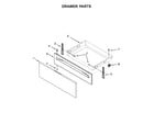 Whirlpool WFC310S0EB0 drawer parts diagram