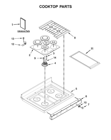Cooktop parts