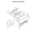 KitchenAid KFGG500ESS0 control panel parts diagram