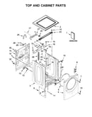 Top and cabinet parts