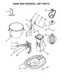 Base and pedestal unit parts