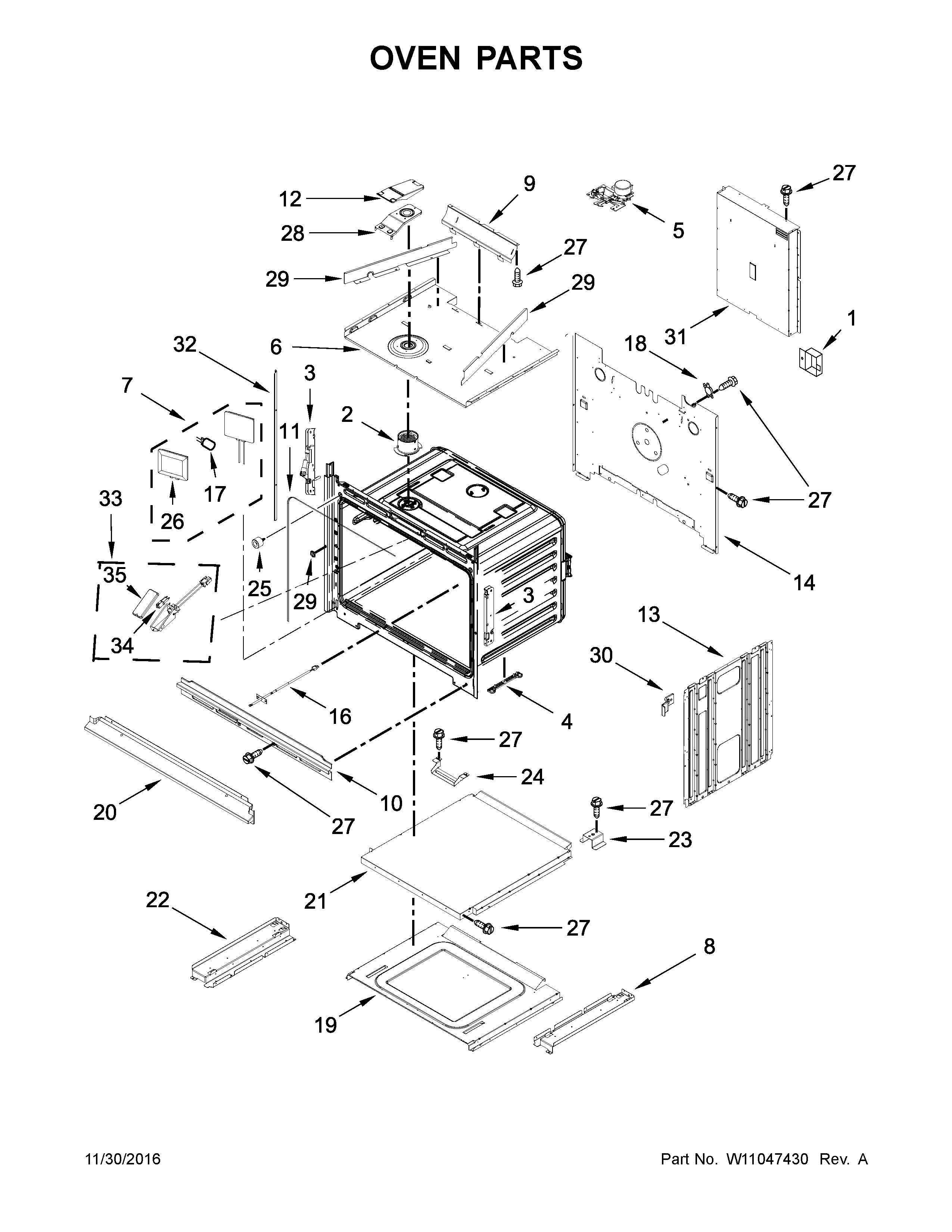 Oven parts