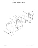Oven door parts