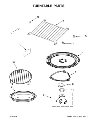 Turntable parts
