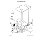 Amana ASI2275FRW00 cabinet parts diagram