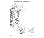 Amana ASI2275FRW00 refrigerator liner parts diagram