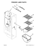 Freezer liner parts