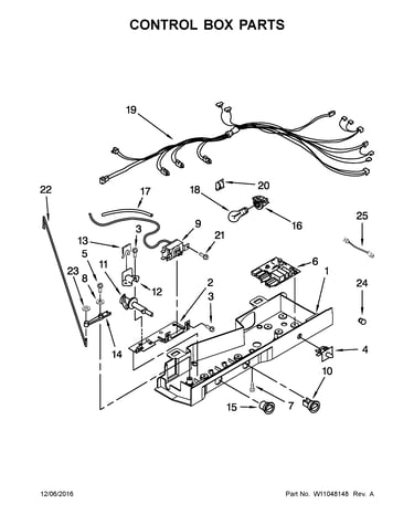 Control box parts