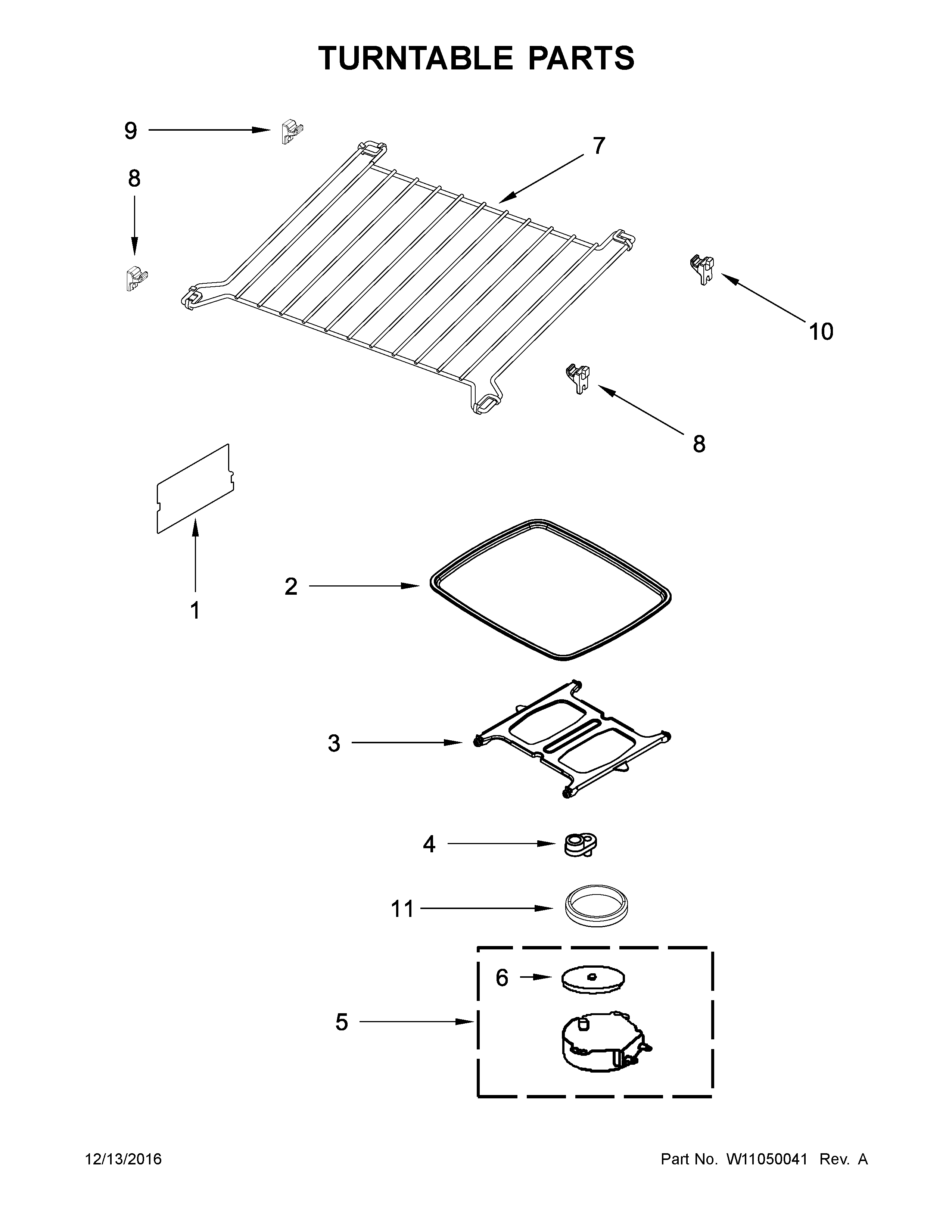 Turntable parts