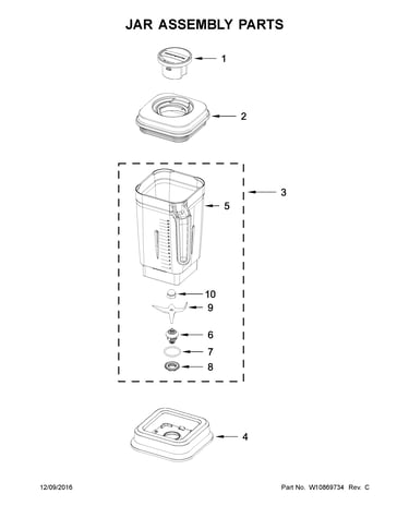 Jar assembly parts