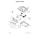 Amana YAES6603SFS0 cooktop parts diagram