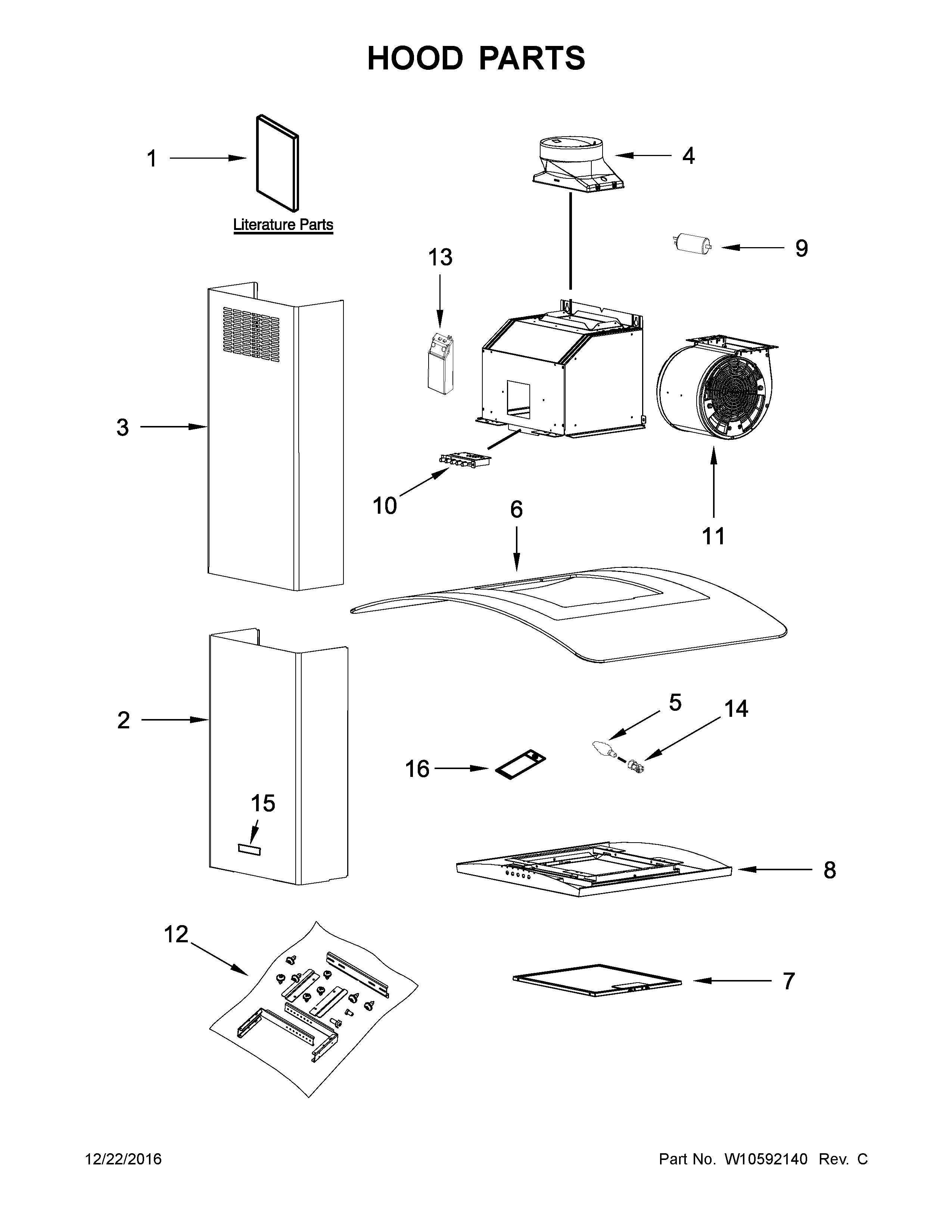 Hood parts