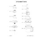 KitchenAid KFP0930BU1 attachment parts diagram