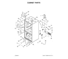 Whirlpool WRF992FIFM00 cabinet parts diagram