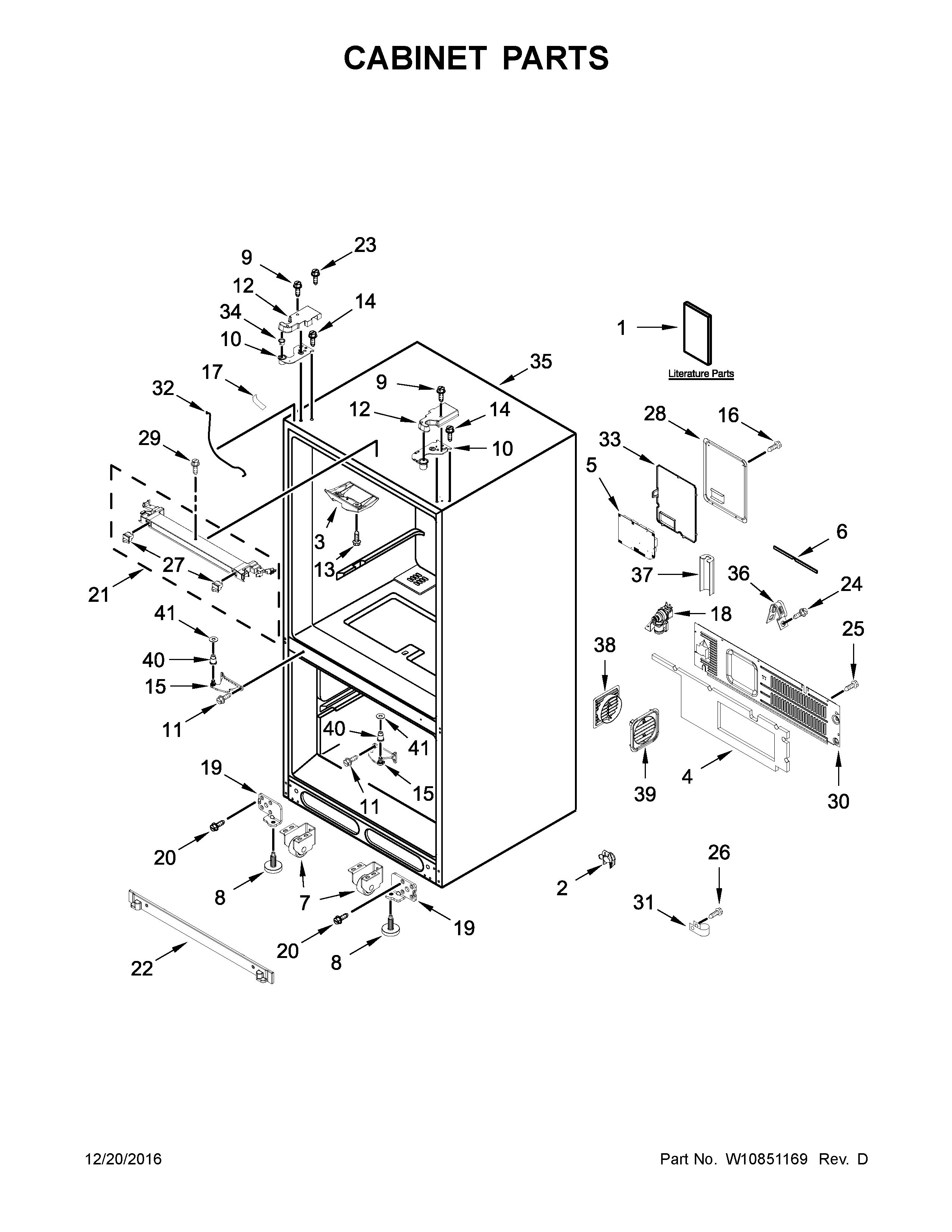 Cabinet parts