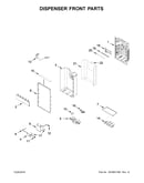 Dispenser front parts