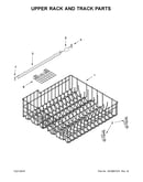 Upper rack and track parts