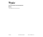 Whirlpool WRX735SDBM04 cover sheet diagram