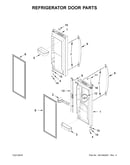 Refrigerator door parts