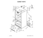 Whirlpool WRF535SWHV00 cabinet parts diagram