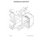 Whirlpool WRF535SWHZ00 refrigerator liner parts diagram
