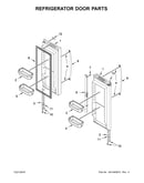 Refrigerator door parts
