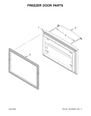 Freezer door parts