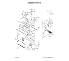 Whirlpool WRX735SDHW00 cabinet parts diagram