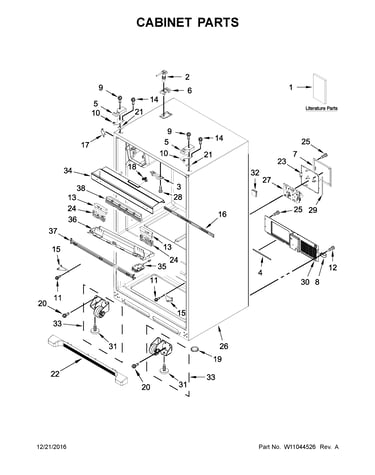 Cabinet parts
