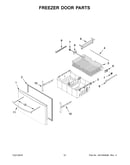 Freezer door parts