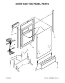 Door and toe panel parts