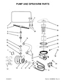 Pump and sprayarm parts