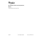 Whirlpool WRF993FIFM00 cover sheet diagram