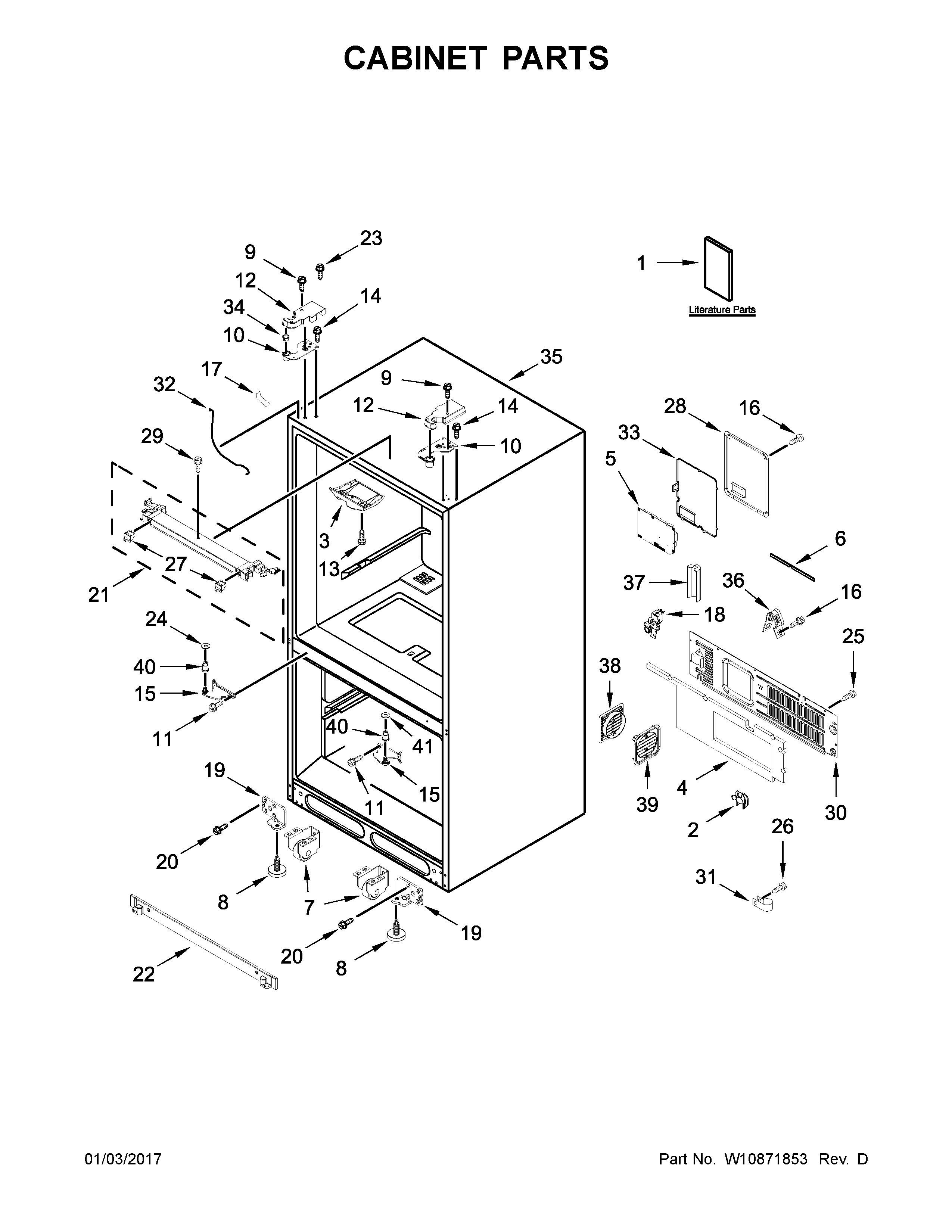 CABINET PARTS