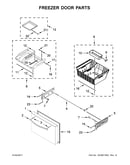 Freezer door parts