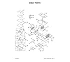 Whirlpool WRF993FIFM00 shelf parts diagram