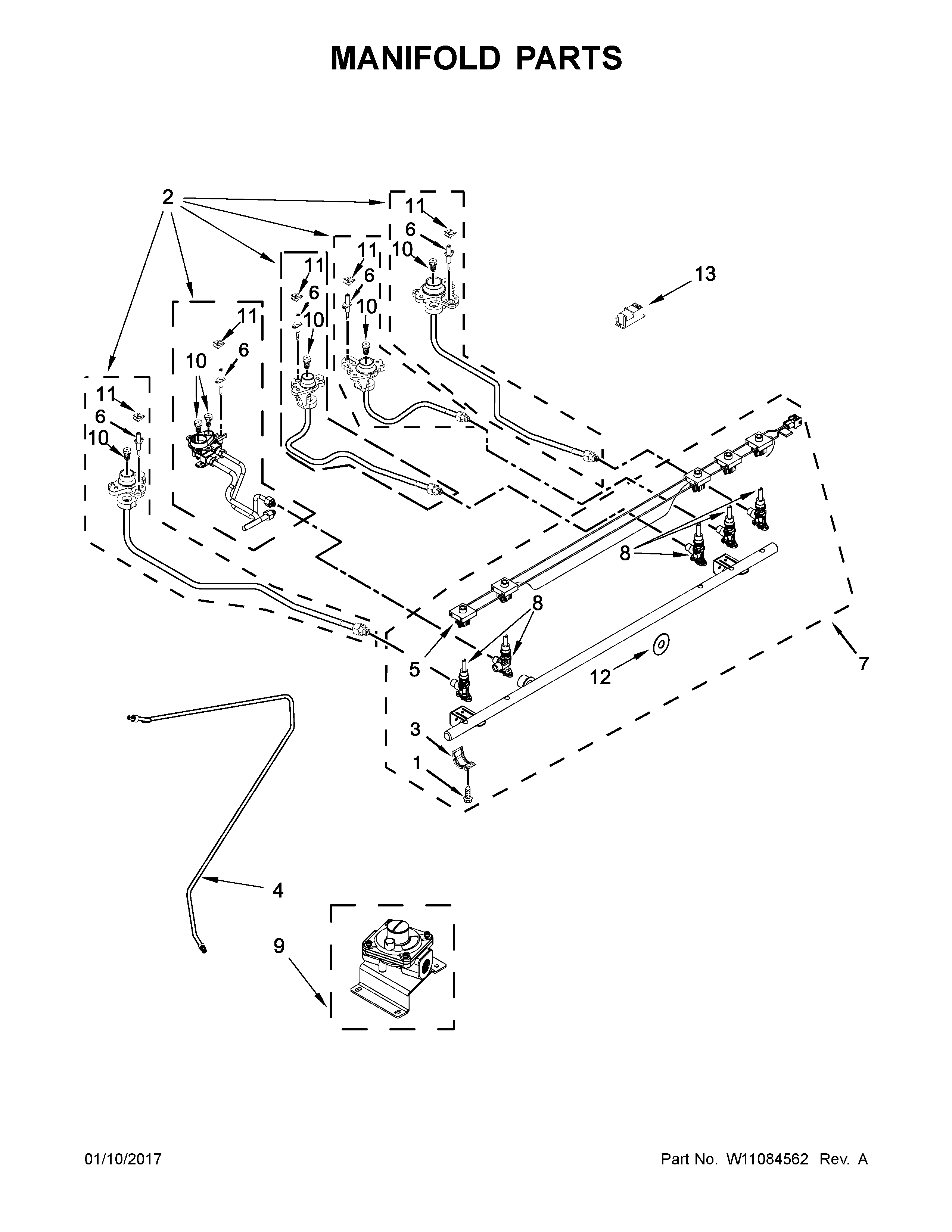 Manifold parts