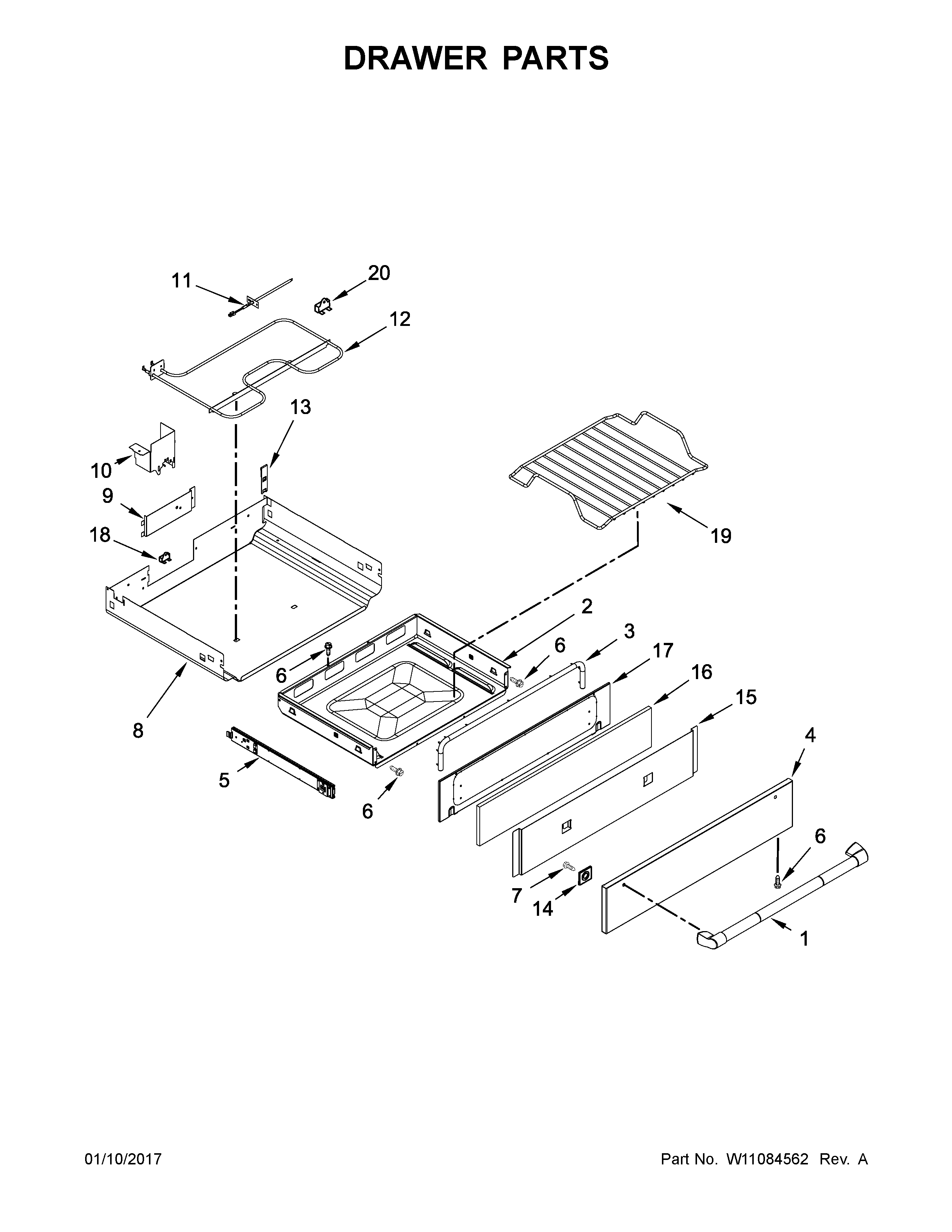 Drawer parts