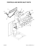 Controls and water inlet parts