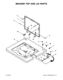 Washer top and lid parts