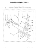 Burner assembly parts