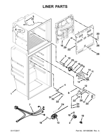 Liner parts