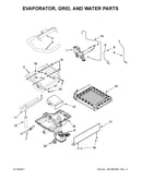 Evaporator, grid, and water parts