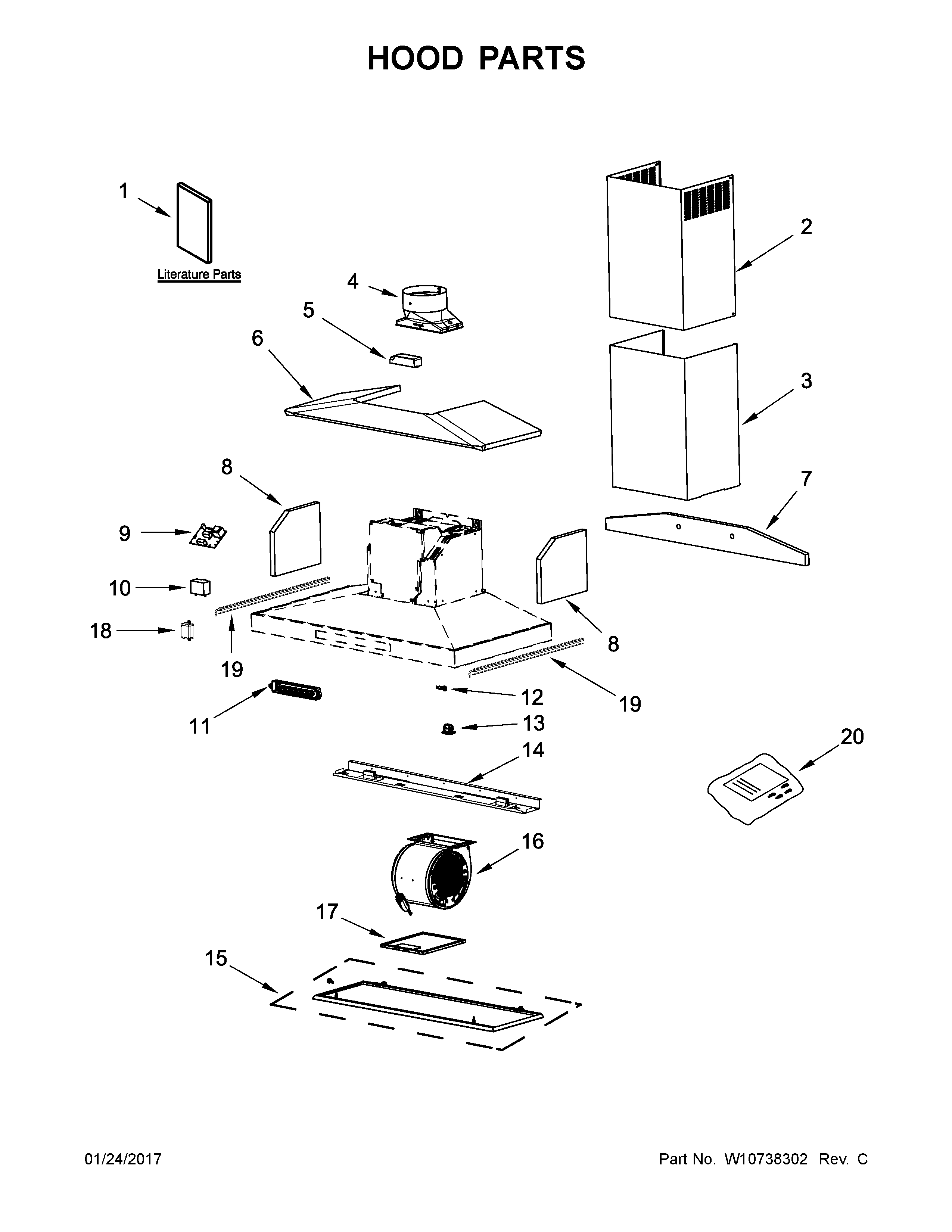 Hood parts